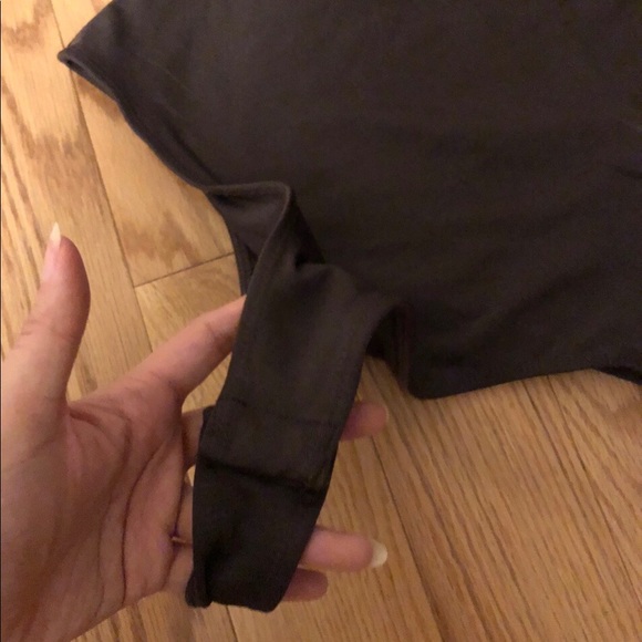 Sirens Brown High Neck Contour Bodysuit (S) - Picture 2 of 2